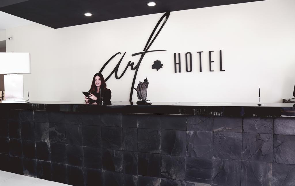 Art Hotel อากวสคาเลียนเทส ภายนอก รูปภาพ